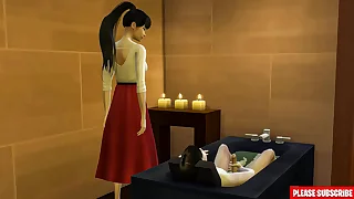 Asian step-mom Helping stepson Masturbate In The Evacuate a clean &vert;&vert; step-mom Catches Her step-son Masturbating